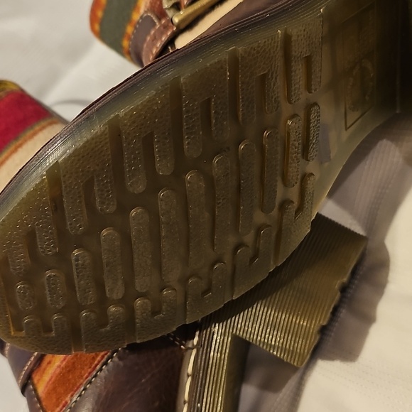 Dr. Martens Pendleton Biker Brown Leather Boots Womans 7 - Picture 8 of 11